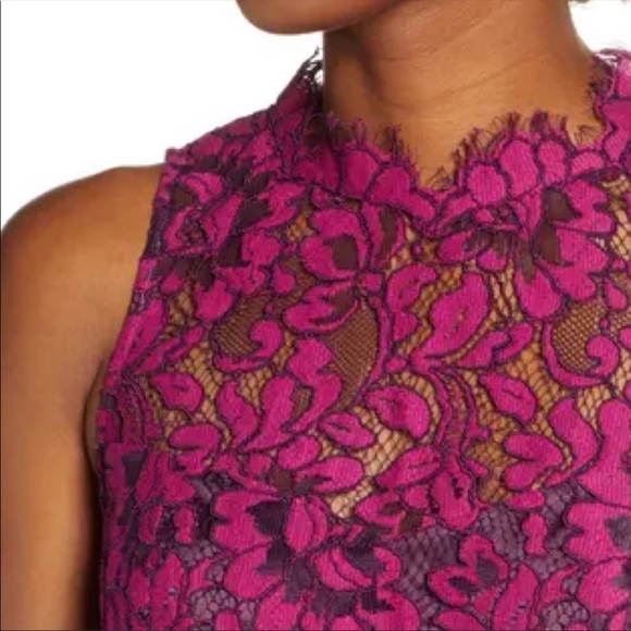 Eliza J fit and flare lace sleeveless dress Size 10 - Picture 3 of 13